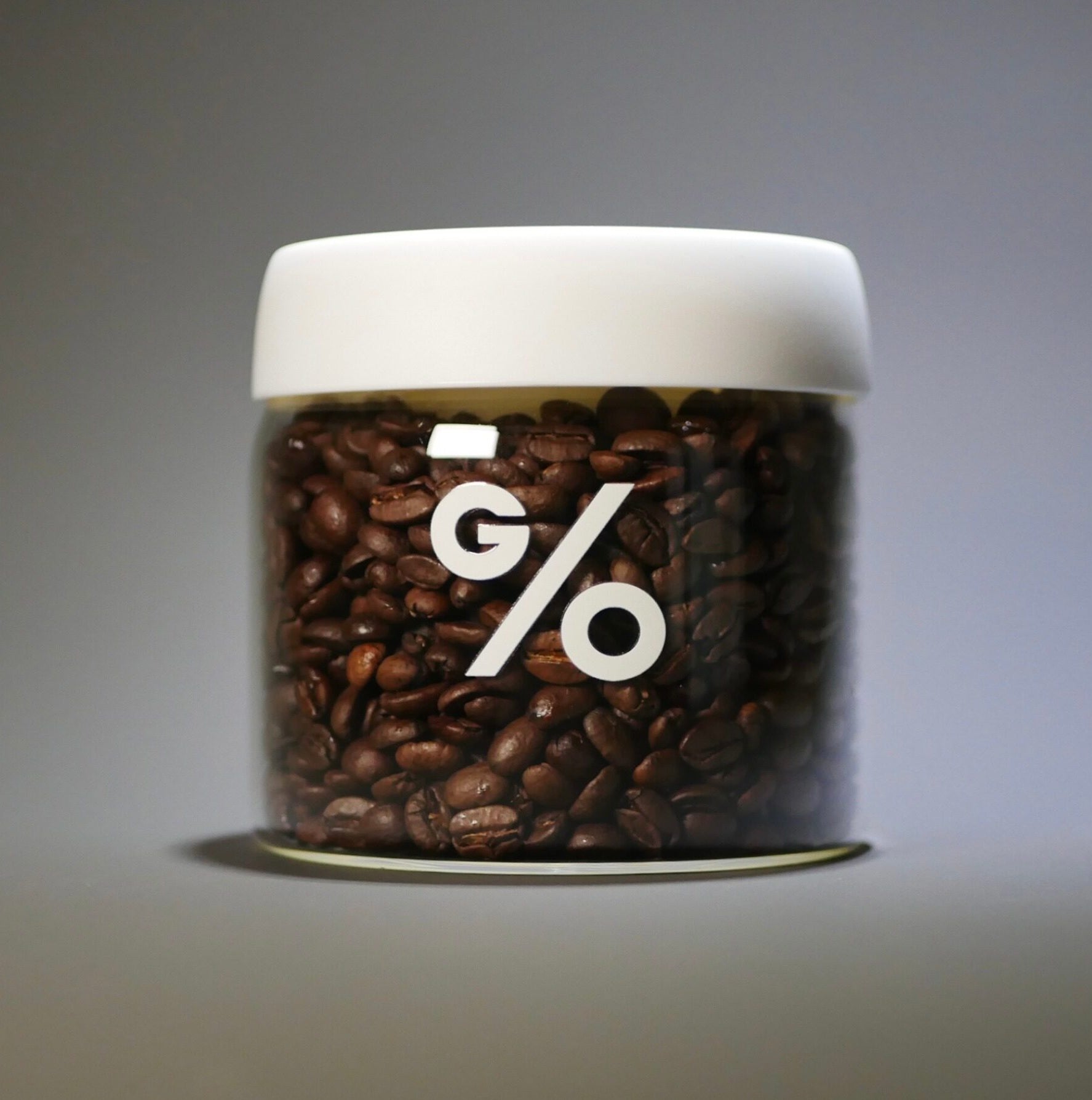 COFFEE BEAN STORAGE JAR - GLASS SEALED