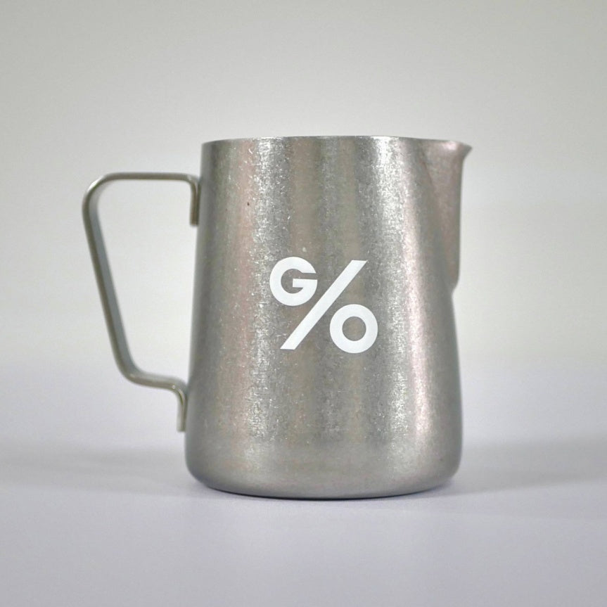LATTE ART PITCHER - VINTAGE STAINLESS STEEL 12 OZ