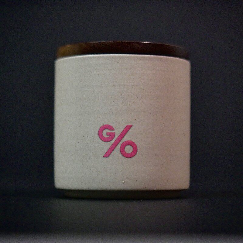 COFFEE BEAN STORAGE JAR - HANDMADE 10 OZ